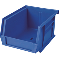 Plastic Bin, 8-1/4" W x 9" H x 18" D, Blue CB114 | Ontario Safety Product