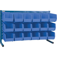 Rayonnage &agrave; persienne avec bacs, 18 bacs, 8-1/4" la x 36" p x 22" h Ontario Safety Products
