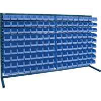 Rayonnage &agrave; persienne avec bacs, 144 bacs, 72" la x 15" p x 40" h Ontario Safety Products