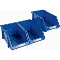 Stack & Hang Bin, 4-13/16" W x 3-3/16" H x 7-1/8" D, Blue Ontario Safety Products