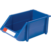 Stack & Hang Bin, 8-3/16" W x 6-3/16" H x 14" D, Blue CB264 | Ontario Safety Product