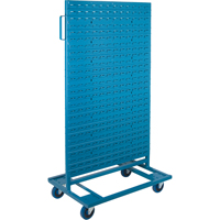 Mobile Bin Racks - Double Sided, 0 Bins, 36" W x 24" D x 67-1/2" H CB649 | Ontario Safety Product