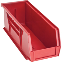 Ultra Stack & Hang Bin, 4-1/8" W x 4" H x 10-7/8" D, Red CD263 | Ontario Safety Product