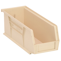 Ultra Stack & Hang Bin, 4-1/8" W x 4" H x 10-7/8" D, Ivory CD264 | Ontario Safety Product
