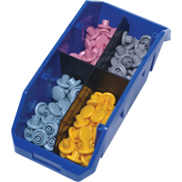 Quick Pick Bins, 5" x 6.625" x 5", Blue CD406 | Ontario Safety Product
