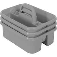 Supply Caddy, 8-3/4" x 13-3/8" x 13-3/8", Grey CD534 | Ontario Safety Product