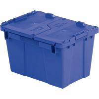Contenants de distribution Flipak en plastique poly&eacute;thyl&egrave;ne (PE), 15,2" x 10,9" x 9,7", Bleu Ontario Safety Products