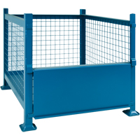 Bulk Stacking Containers, 34.5" W x 40.5" D x 30" H, 3000 lbs. Capacity CF450 | Ontario Safety Product