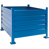 Bulk Stacking Containers, 30" H x 34.5" W x 40.5" D, 4500 lbs. Capacity CF457 | Ontario Safety Product
