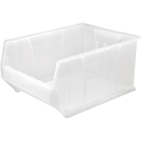 Hulk Containers, 18-1/4" W x 12" H x 23-7/8" D, Clear Ontario Safety Products