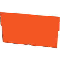ORANGE WIDTH DIVIDER FOR 11 5/8"x4 1/8"x4"H BIN CF564 | Ontario Safety Product