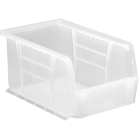 Clear-View Ultra Stack & Hang Bin, 6" W x 5" H x 9-1/4" D, Clear Ontario Safety Products