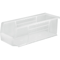 Clear-View Ultra Stack & Hang Bin, 5-1/2" W x 5" H x 14-3/4" D, Clear Ontario Safety Products