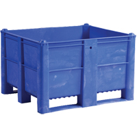 Conteneur pour palettes, 40"/47,25" p x 48"/39,4" la x 29"/29,1" h, Capacit&eacute; 1543 lb/2650 lb, Bleu Ontario Safety Products