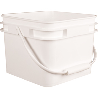 Square Pail, Plastic, 2.1 gal. CF813 | Ontario Safety Product
