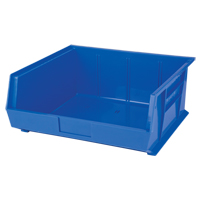 Stack & Hang Bin, 16-1/2" W x 7" H x 14-3/4" D, Blue Ontario Safety Products