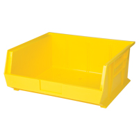 Stack & Hang Bin, 16-1/2" W x 7" H x 14-3/4" D, Yellow CF853 | Ontario Safety Product