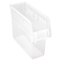 Bacs pour &eacute;tag&egrave;re Store-Max, 4-3/8" la x 8" H x 11-5/8" p, Transparent, Capacit&eacute; 44 lb Ontario Safety Products
