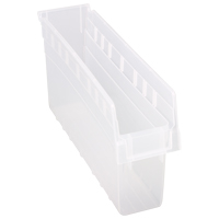 Bacs pour &eacute;tag&egrave;re Store-Max, 4-3/8" la x 8" H x 17-7/8" p, Transparent, Capacit&eacute; 56 lb Ontario Safety Products