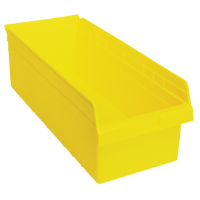 Bacs pour &eacute;tag&egrave;re Store-Max, 11-1/8" la x 8" H x 23-5/8" p, Jaune, Capacit&eacute; 68 lb Ontario Safety Products