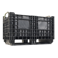 Heavy-Duty BulkTote<sup>®</sup> Container, 30" L x 16" W x 19.2" H, Black CF934 | Ontario Safety Product