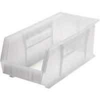 Ultra Stack & Hang Bin, 8-1/4" W x 7" H x 18" D, Clear CF993 | Ontario Safety Product
