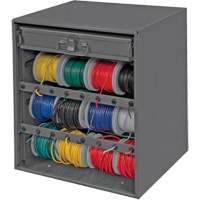 Wire and Terminal Storage Cabinet, Steel, 1 Drawers, 15-9/16" x 11-7/8" x 16-3/8", Grey Ontario Safety Products
