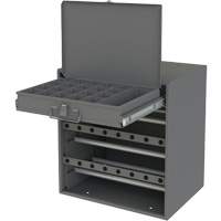 Wire and Terminal Storage Cabinet, Steel, 1 Drawers, 15-9/16" x 11-7/8" x 16-3/8", Grey CG156 | Ontario Safety Product