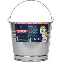 Pail, Galvanized Steel, 9 L CG158 | Ontario Safety Product