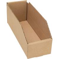 Deep Corrugated Parts Bins, 3-3/4" W x 11-1/4" D x 4-1/2" H, Beige Ontario Safety Products