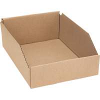 Deep Corrugated Parts Bins, 8-3/4" W x 11-1/4" D x 4-1/2" H, Beige Ontario Safety Products