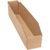 Deep Corrugated Parts Bins, 1-7/8" W x 17-1/8" D x 4-1/2" H, Beige Ontario Safety Products