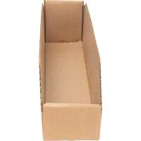 Deep Corrugated Parts Bins, 3-3/4" W x 17-1/4" D x 4-1/2" H, Beige Ontario Safety Products