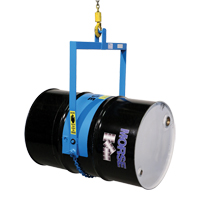 Drum Lifters - Manual Tilt, 55 US gal. (45 Imperial Gal.) Drum Size, 800 lbs./363 kg. Cap. DA199 | Ontario Safety Product