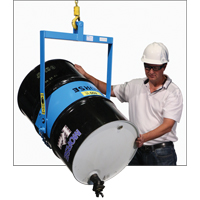 Drum Lifters - Manual Tilt, 55 US gal. (45 Imperial Gal.) Drum Size, 800 lbs./363 kg. Cap. DA201 | Ontario Safety Product