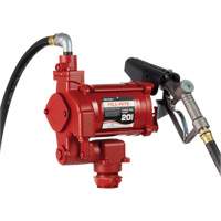 AC Utility Rotary Vane Pumps with Nozzle, 115 V, 20 GPM DB881 | Ontario Safety Product