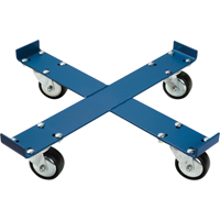Drum Dolly, Steel, 1000 lbs. Capacity, 24" Diameter, Polyurethane Casters Ontario Safety Products