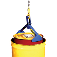 Drum & Overpack Lifter, 55 -85 US gal. (45 -70 Imperial Gal.), 1000 lbs./454 kg Cap. DC608 | Ontario Safety Product