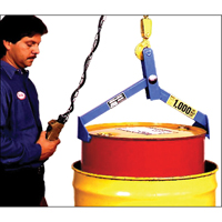 Drum & Overpack Lifter, 55 -85 US gal. (45 -70 Imperial Gal.), 1000 lbs./454 kg Cap. DC608 | Ontario Safety Product