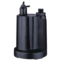 Submersible Utility Pump, 1/3 HP, 2160 GPH, 115 V, 4 A DC651 | Ontario Safety Product