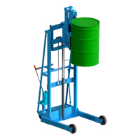 Vertical-Lift MORSPEED Drum Stacker, For 30 - 85 US Gal. (25 - 70 Imperial Gal.) Ontario Safety Products