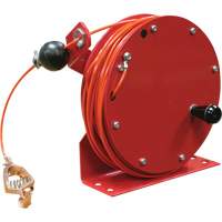 G 3000 Static Discharge Grounding Reel, 100' Length, Heavy-Duty DC784 | Ontario Safety Product