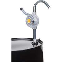 Rotary Drum Pump, Aluminum, Fits 5-55 Gal., 9.5 oz./Stroke Ontario Safety Products