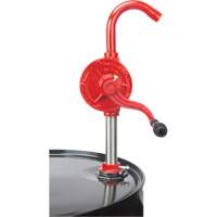 Rotary Type Drum Pump, Cast Iron/Steel, Fits 30-55 Gal., 8 oz./Stroke Ontario Safety Products