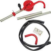 Rotary Type Drum Pump, Cast Iron/Steel, Fits 30-55 Gal., 8 oz./Stroke Ontario Safety Products