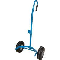 Cylinder Cart, Flat-Free Wheels, 15-1/2" W x 14-1/4" L Base, 600 lbs. Ontario Safety Products