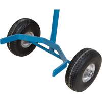 Cylinder Cart, Flat-Free Wheels, 15-1/2" W x 14-1/4" L Base, 600 lbs. Ontario Safety Products