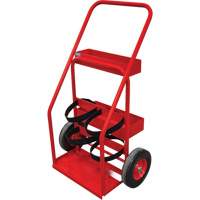 Hot Works Fire Prevention Cart, Semi-Pneumatic Wheels, 17.75" W x 8.9" L Base, 100 lbs. Ontario Safety Products