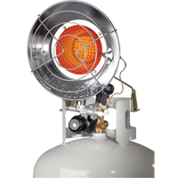 Single Tank-Top Heater, Radiant Heat, Propane, 15000 BTU/H EA291 | Ontario Safety Product