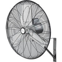 Non-Oscillating Wall Fan, Industrial, 24" Dia., 2 Speeds EA644 | Ontario Safety Product